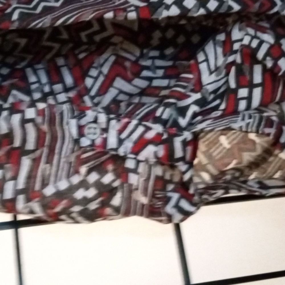 Ruby Rd Blouse Size 24w In Red And Black And Whit… - image 2